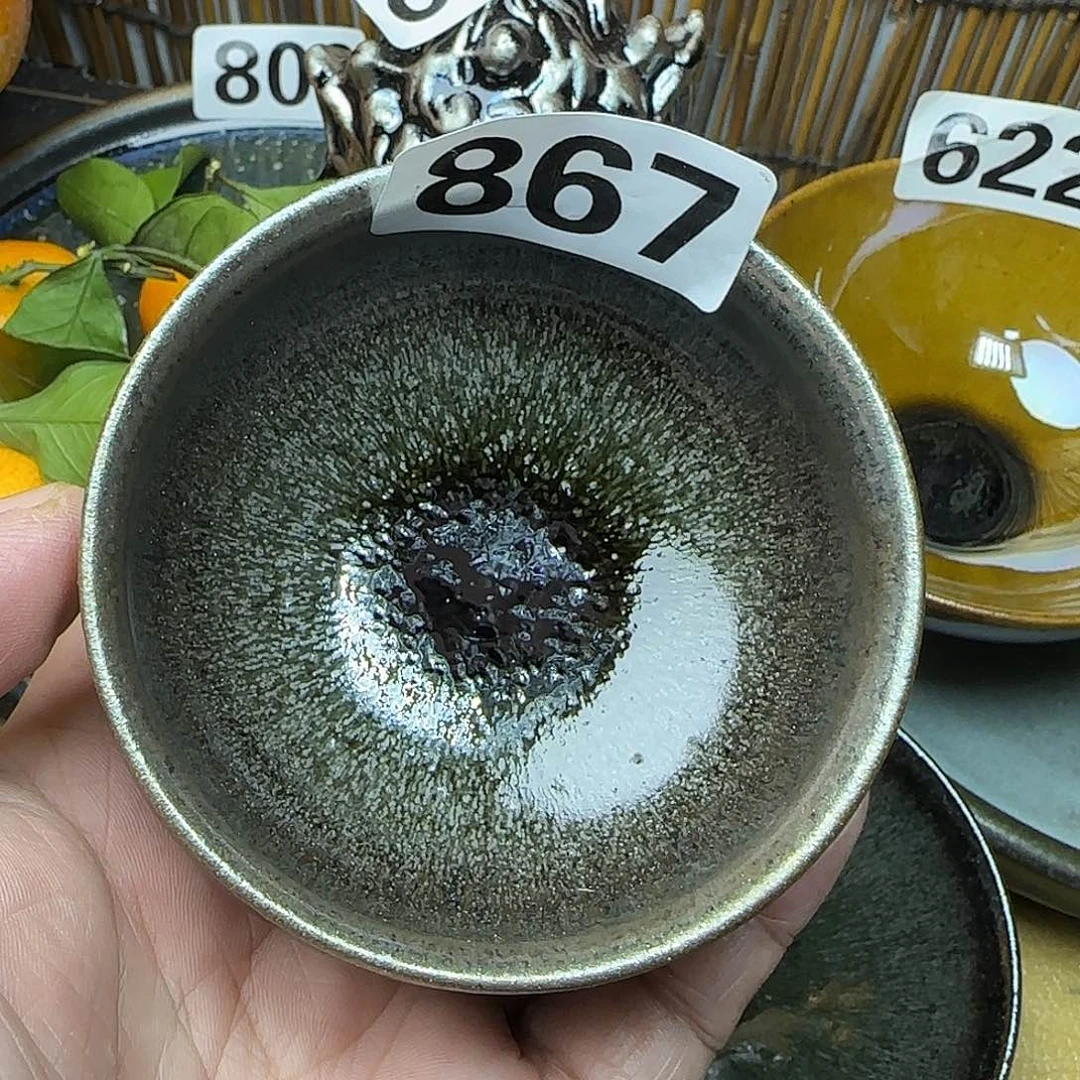 茶盏建盏杯主人杯龙窑柴烧