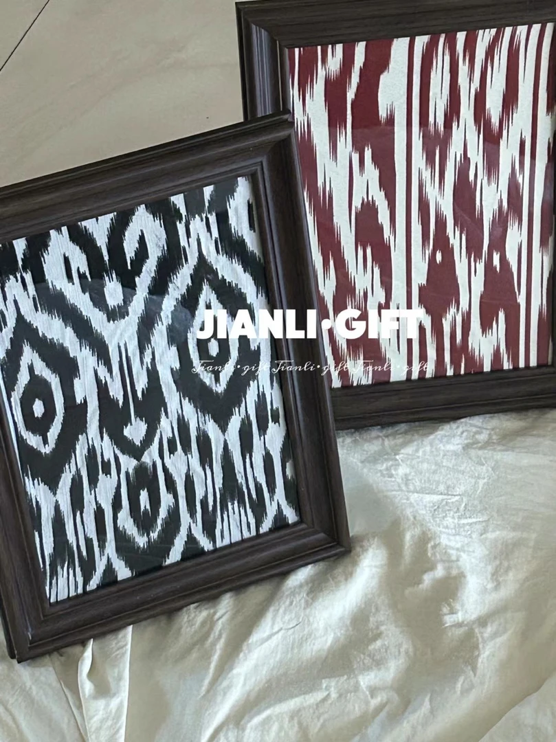 艾德莱斯相框｜法式复古艺术挂画客厅背景墙设计师抽象