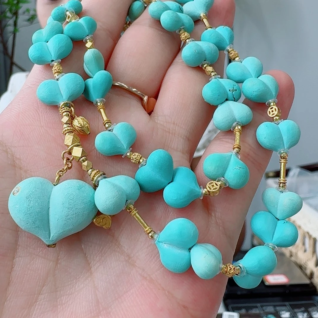 未镶嵌绿松石珠宝奇石