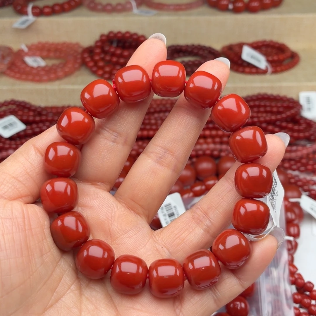 才***红玛瑙/玉髓未镶嵌手链
