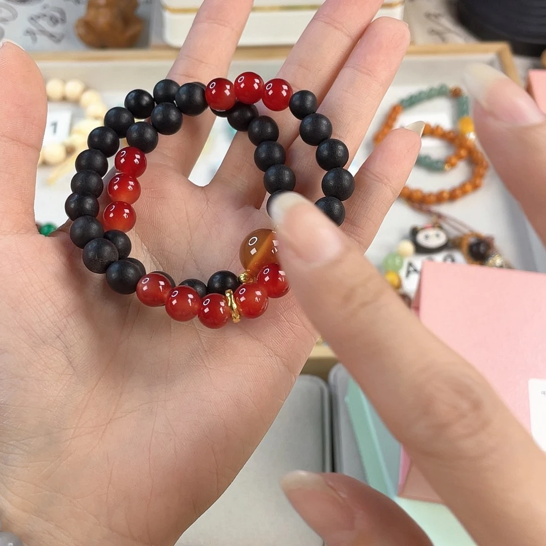 针钠钙石手饰银S925镀金镶嵌