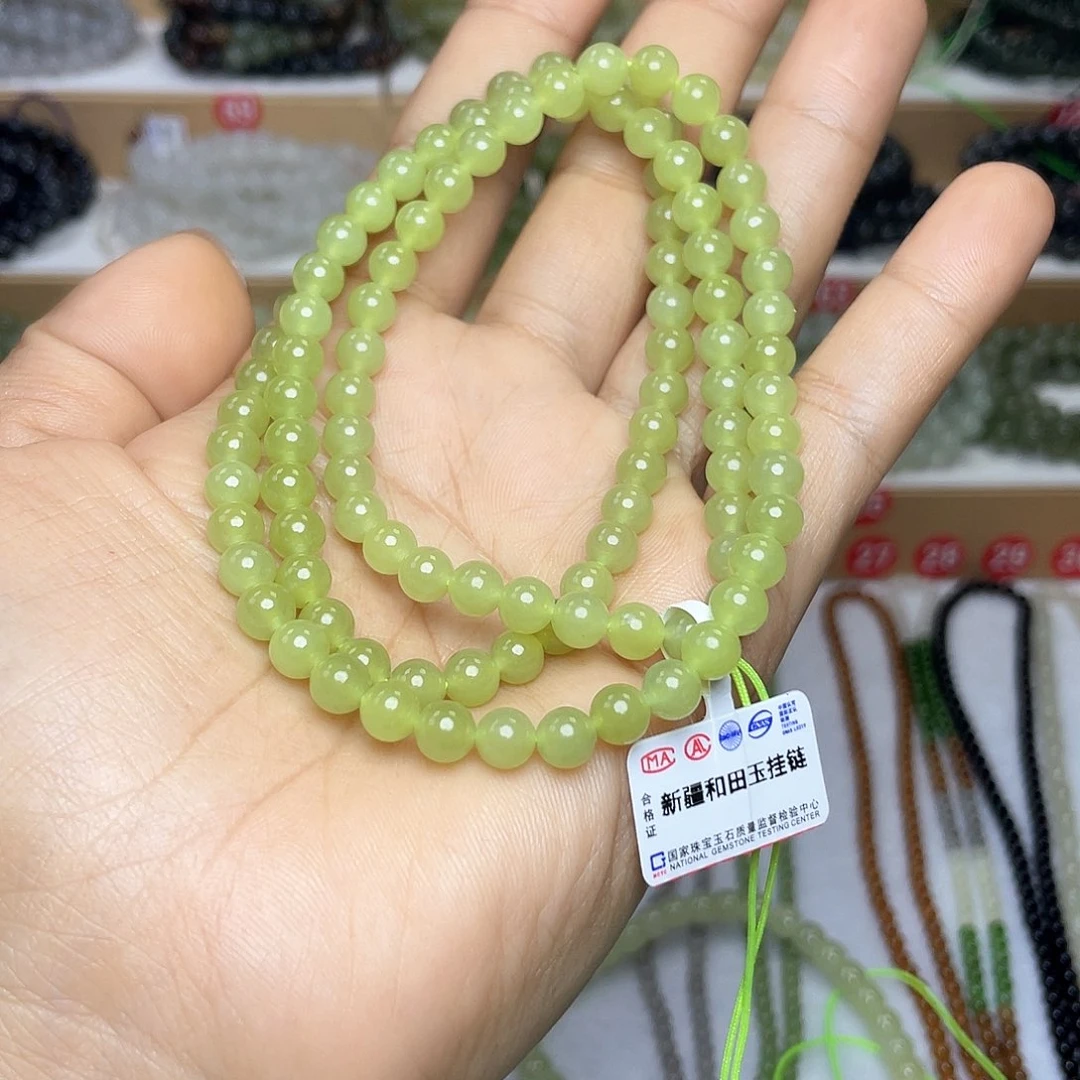 和田玉颈饰未镶嵌用****16mm