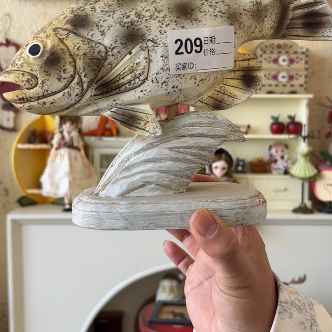 木默认微瑕微脏！外贸样品挂件摆件209