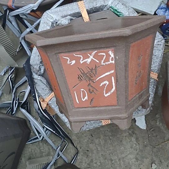 紫砂花盆牧*宜兴花盆