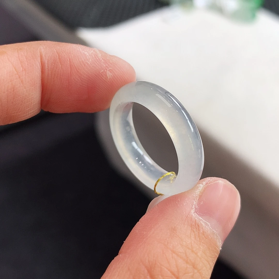 翡翠未镶嵌戒指17号