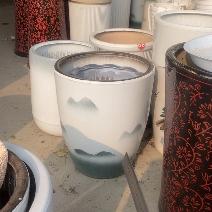 低腰白山水大号口32/36