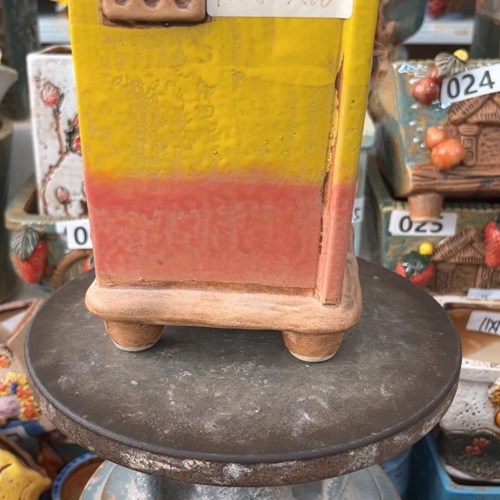 紫砂花盆粗陶材质多肉花盆