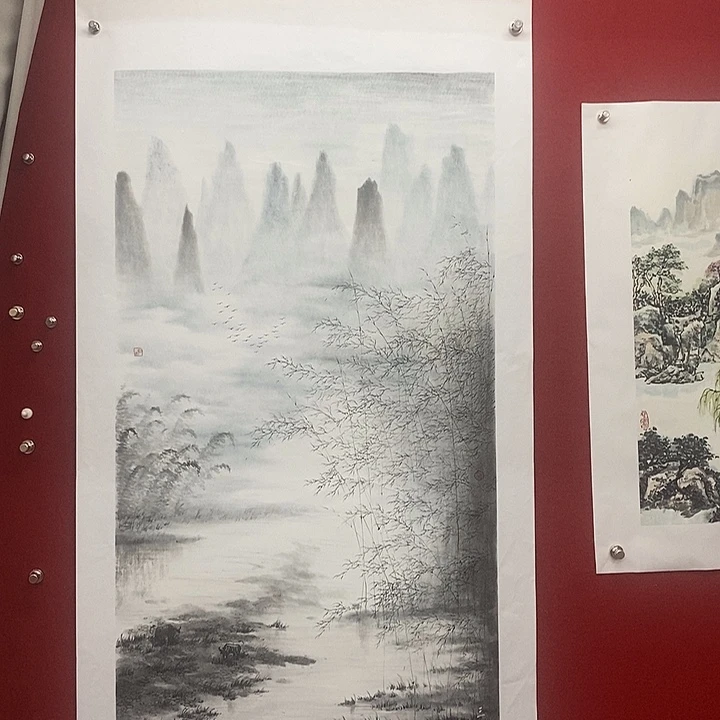 国画精品手绘作品