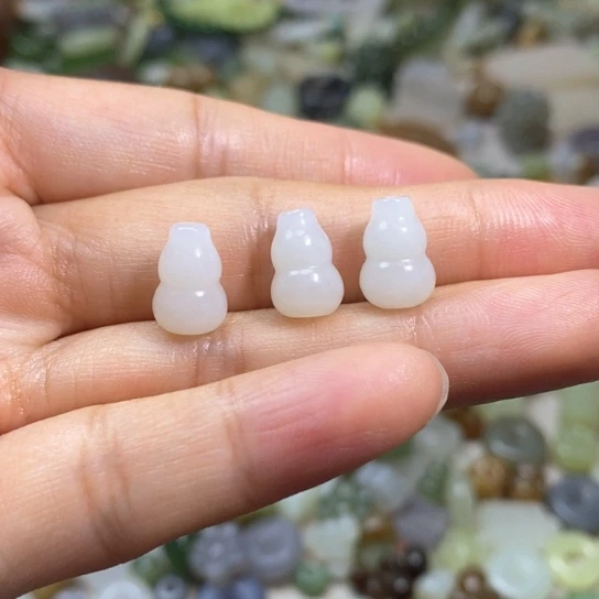 和田玉未镶嵌挂件心*