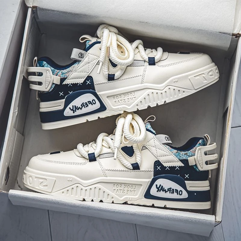 男鞋2025新款休闲小白板鞋学生小众原创百搭时尚运动潮鞋男