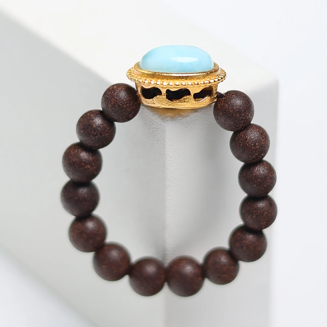 【非遗合香】合香珠 黑龙涎 小指环 ZJ0163