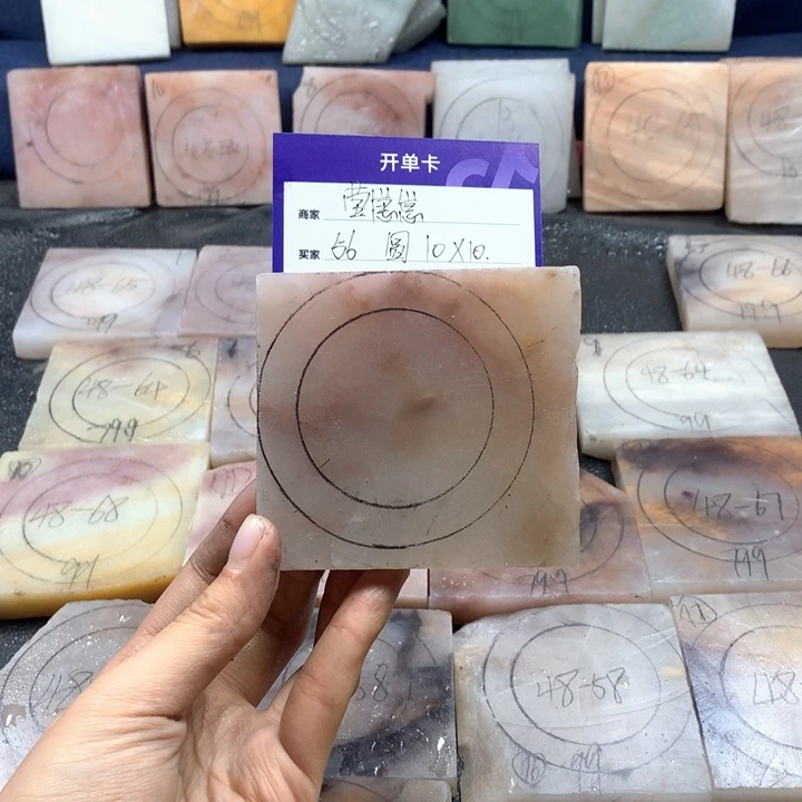 石英质玉手镯未镶嵌莹*崽定制手镯