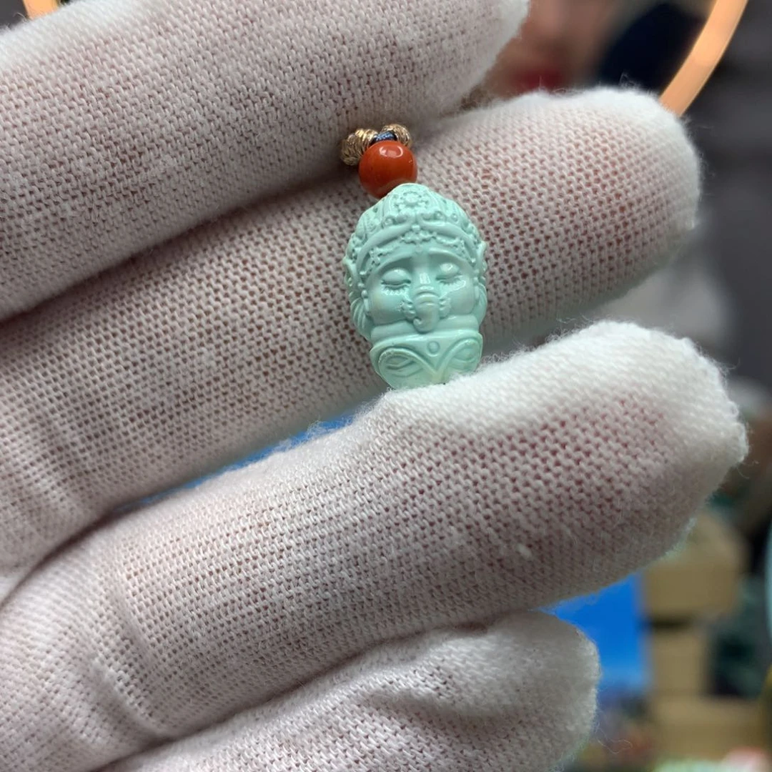 绿松石挂件未镶嵌