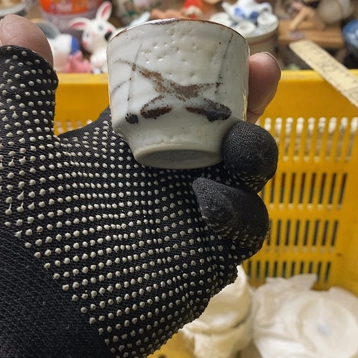 紫砂茶杯爱****虫日本回流精品瓷器