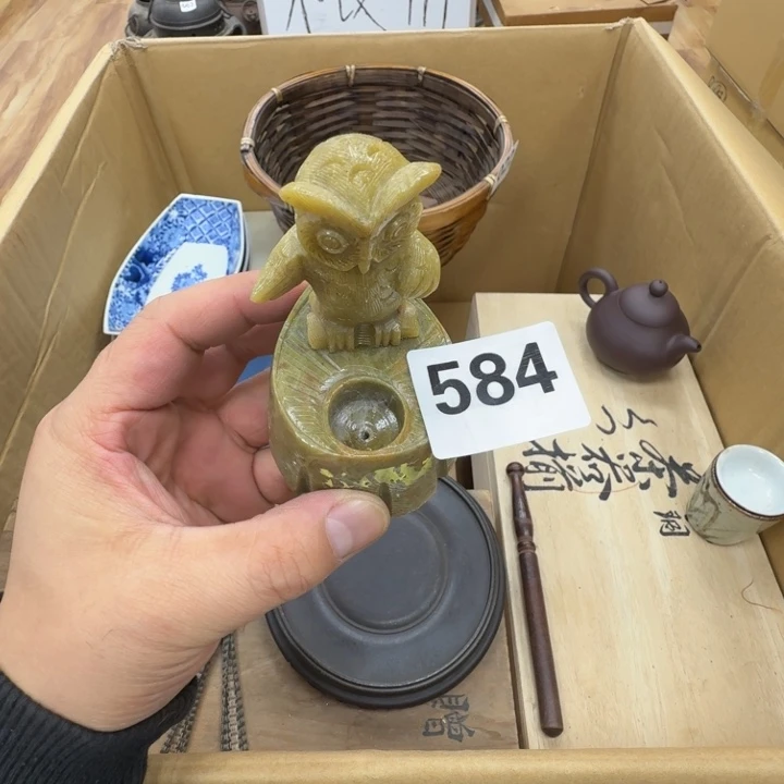瓷片工艺品摆件瓷器摆件正能量