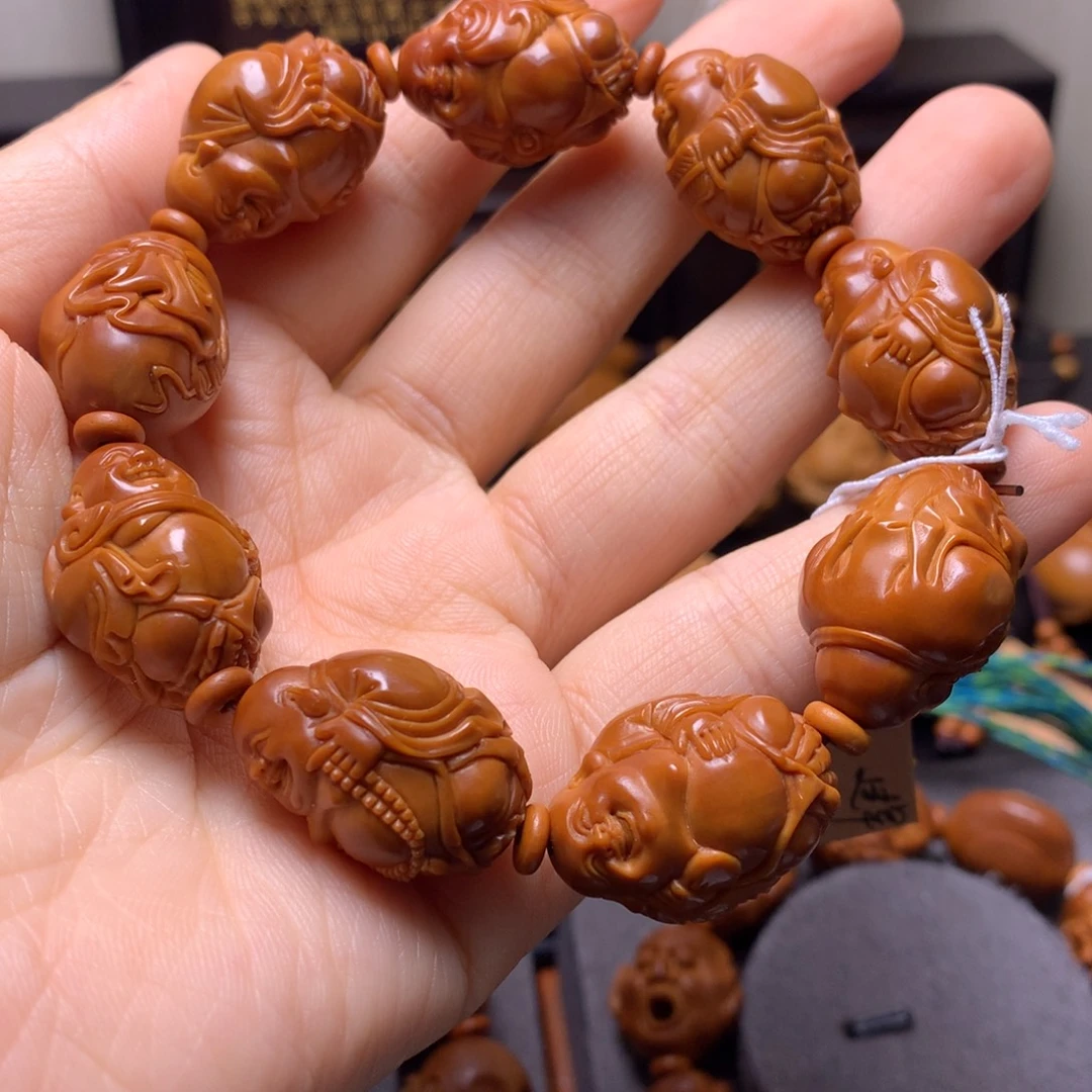 橄榄核手串/手链八宝弥勒