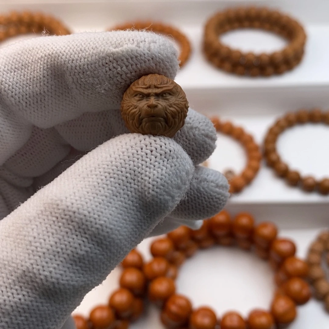 猴头核桃吊坠龙*雕刻单籽