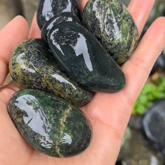 石材木**月藏玉药王石原石煮水料6颗