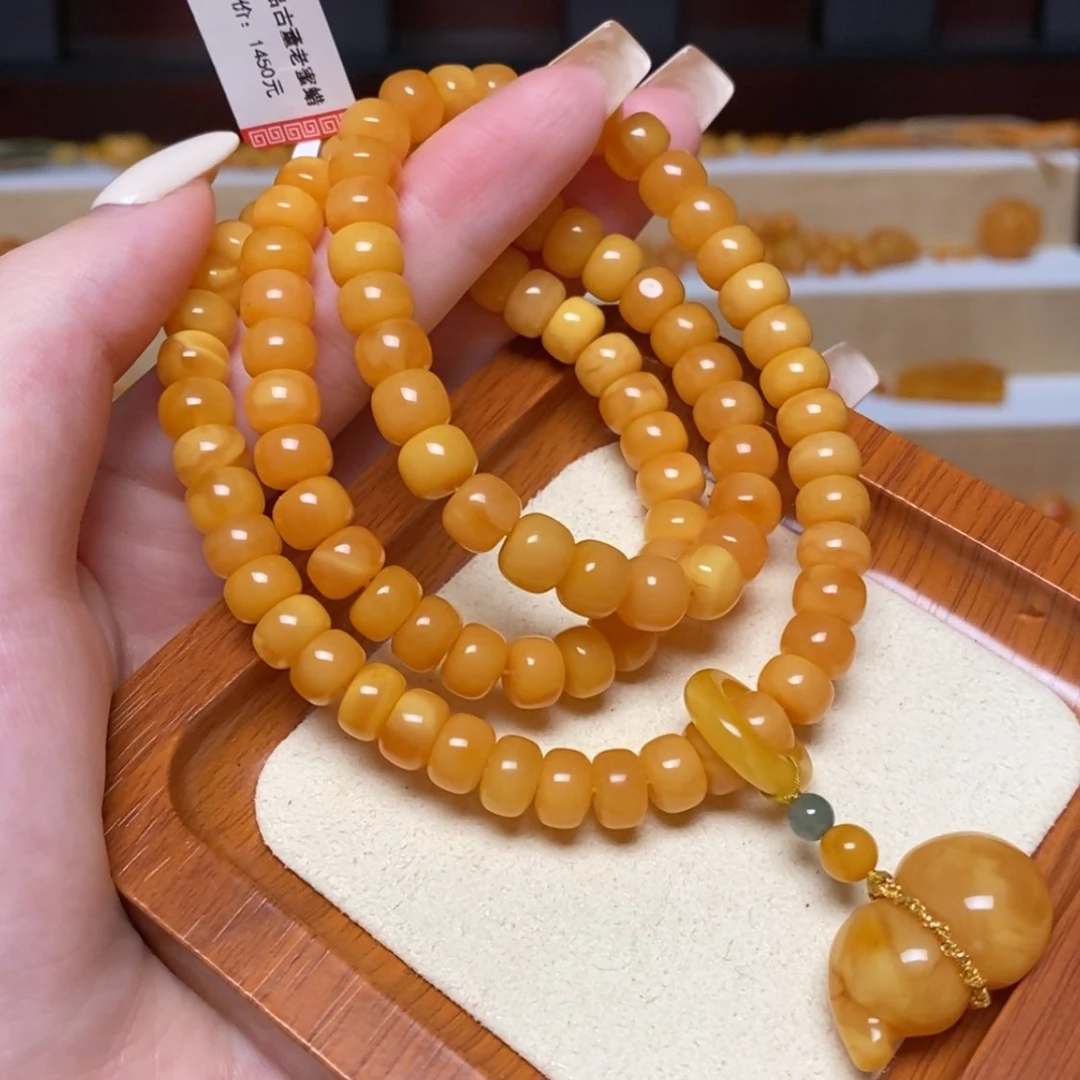 【闪购商品】未镶嵌蜜蜡手链手串