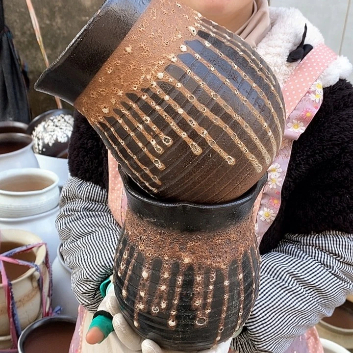 紫砂花盆瑕疵口15高20