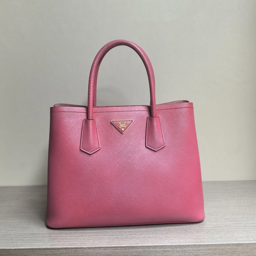 95新 Prada/普拉达 Prada 粉色手提包