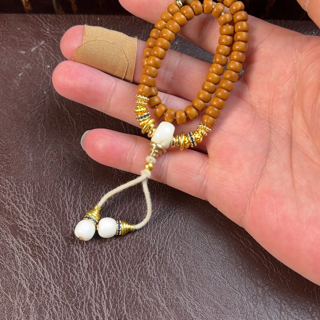 吊坠星月菩提紫金鼠自己穿手串