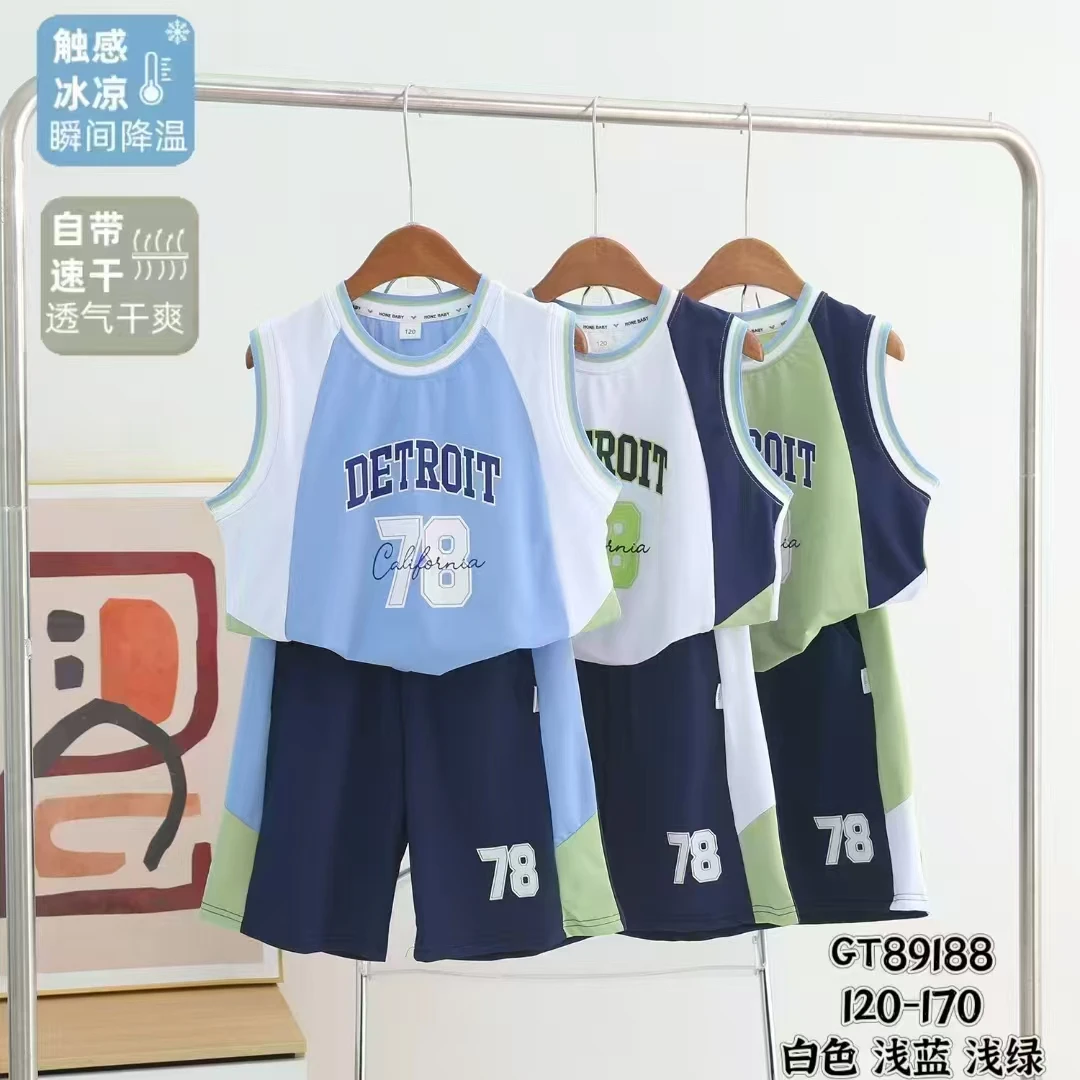 【两件套】儿童夏季短袖短裤套装89188