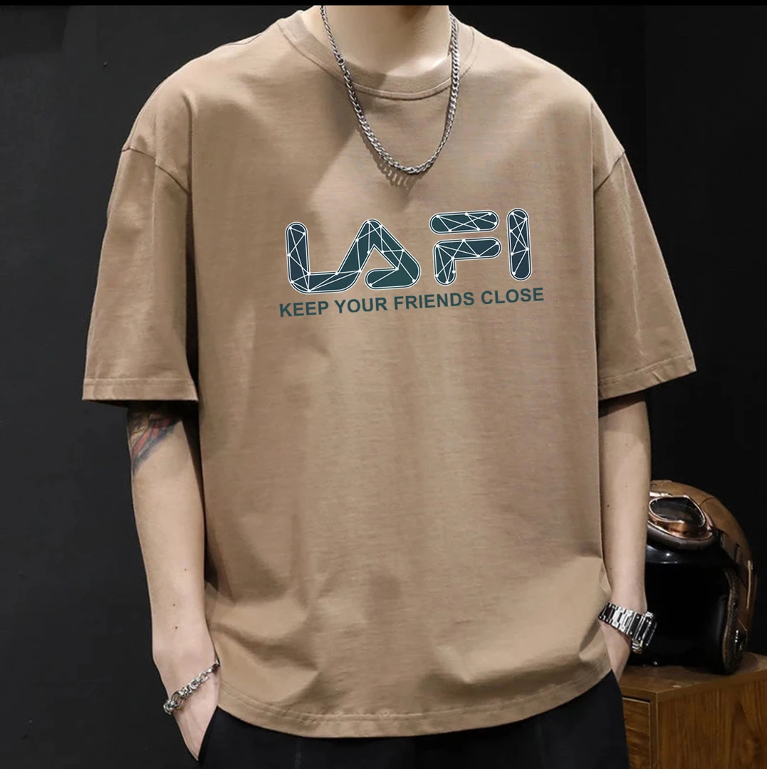 夏季新款纯棉T恤男圆领短袖潮流百搭半袖时尚宽松情侣款上衣t