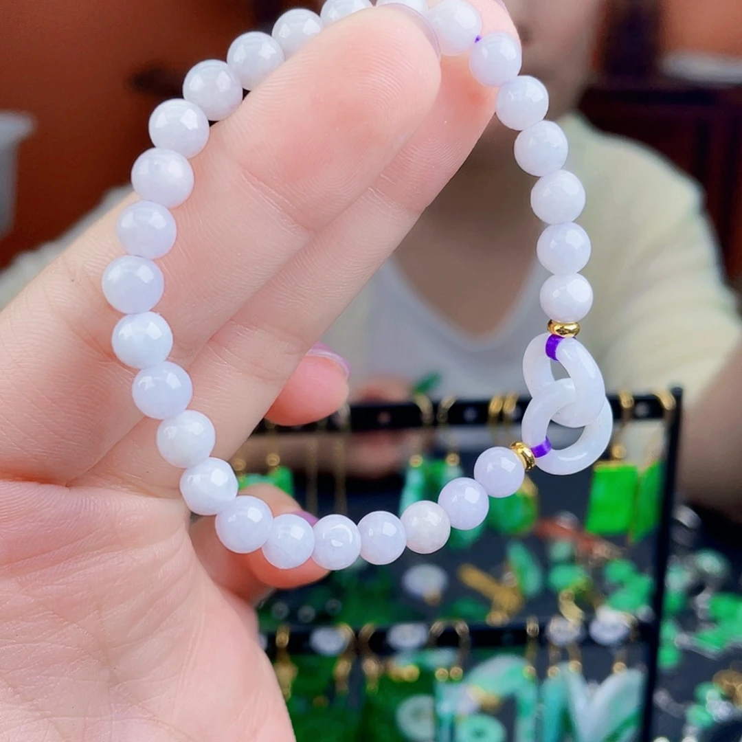 翡翠未镶嵌耳饰饰品