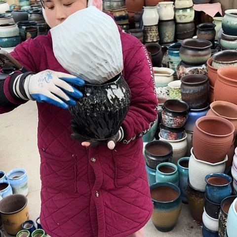 口14高20瑕疵盆子