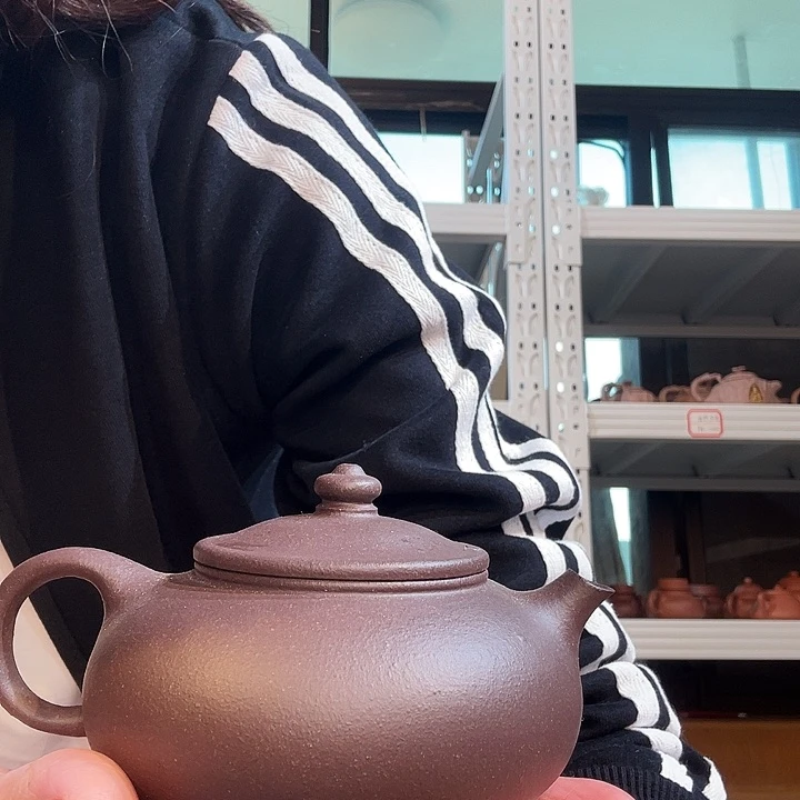 紫砂茶壶天青瑕疵寒江200c c