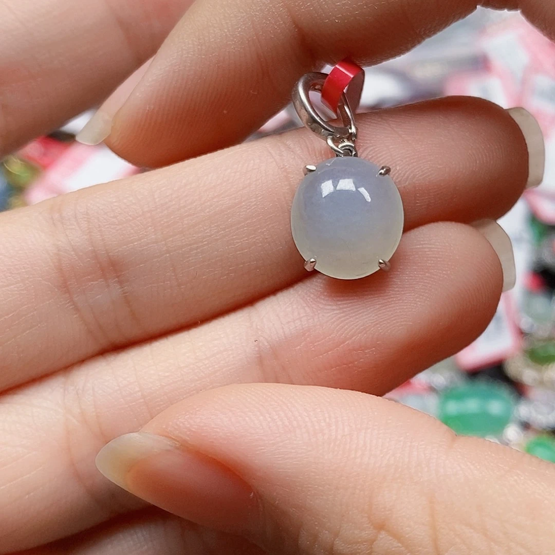 翡翠银S925镶嵌戒指