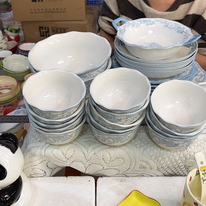 瓷潮州陶瓷工厂微瑕29件