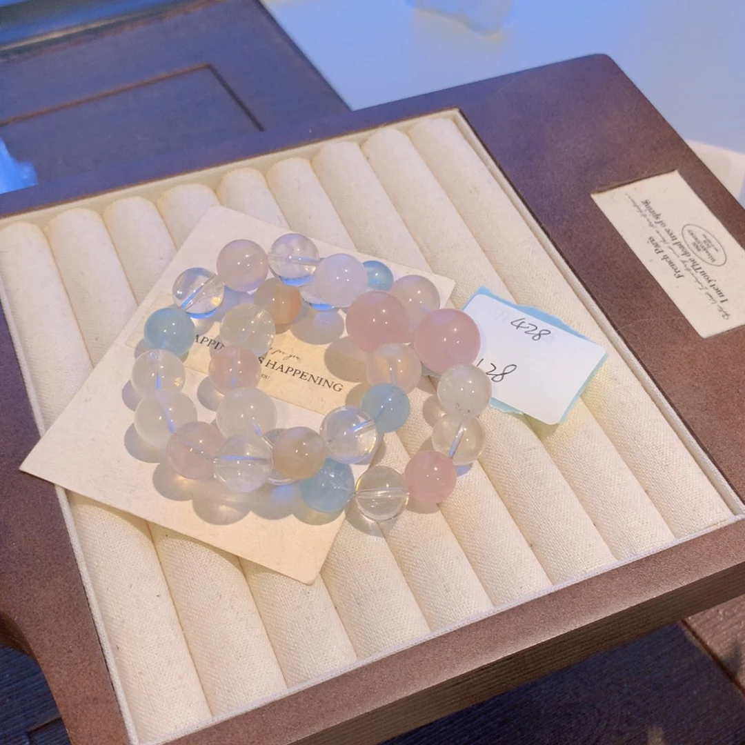 未镶嵌手串水晶428号全瑕疵不退换