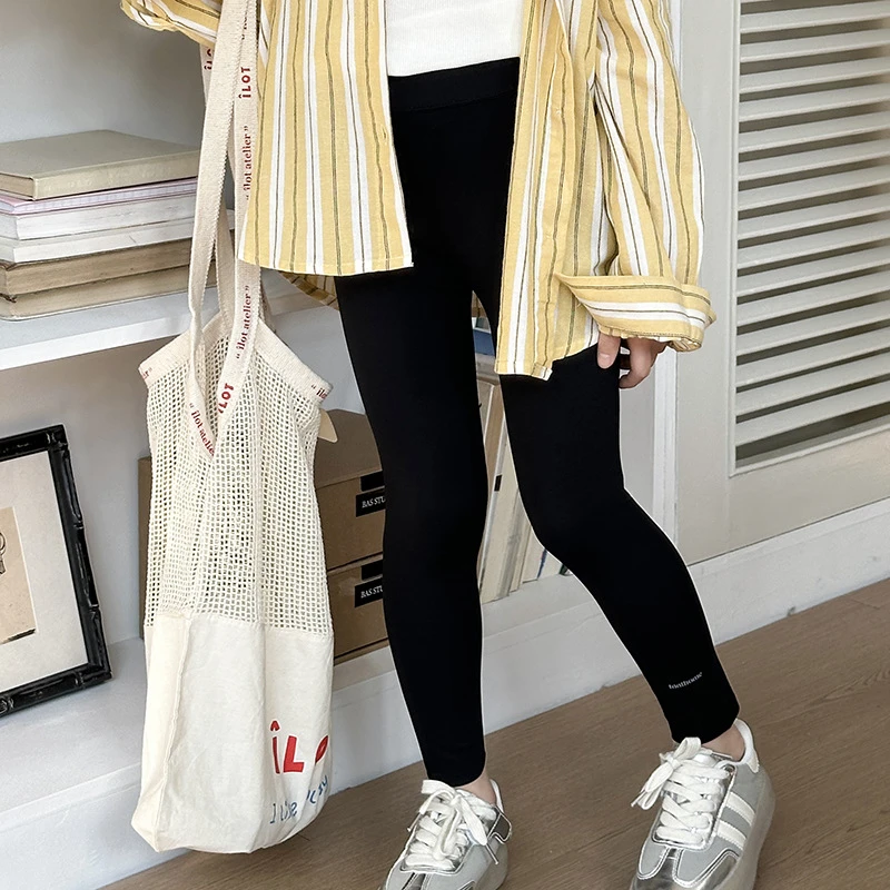 鲨鱼裤女童紧身新款瑜伽裤学生打底芭比裤时尚裤子弹力小脚紧身