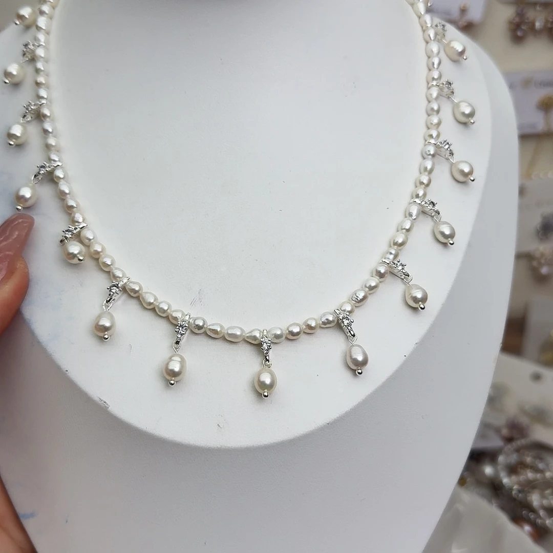 颈饰未镶嵌淡水珍珠