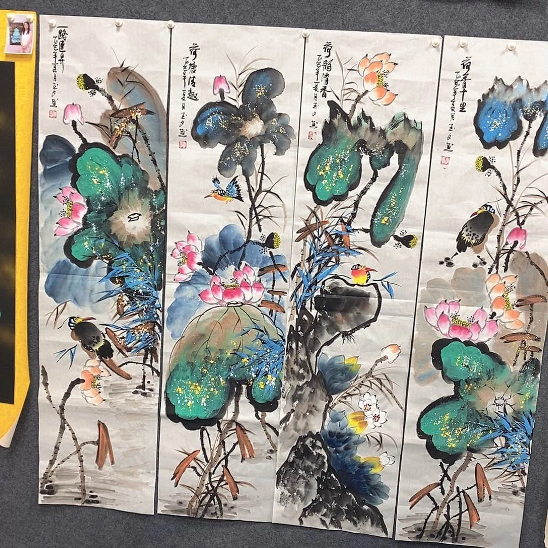 国画国画手绘作品