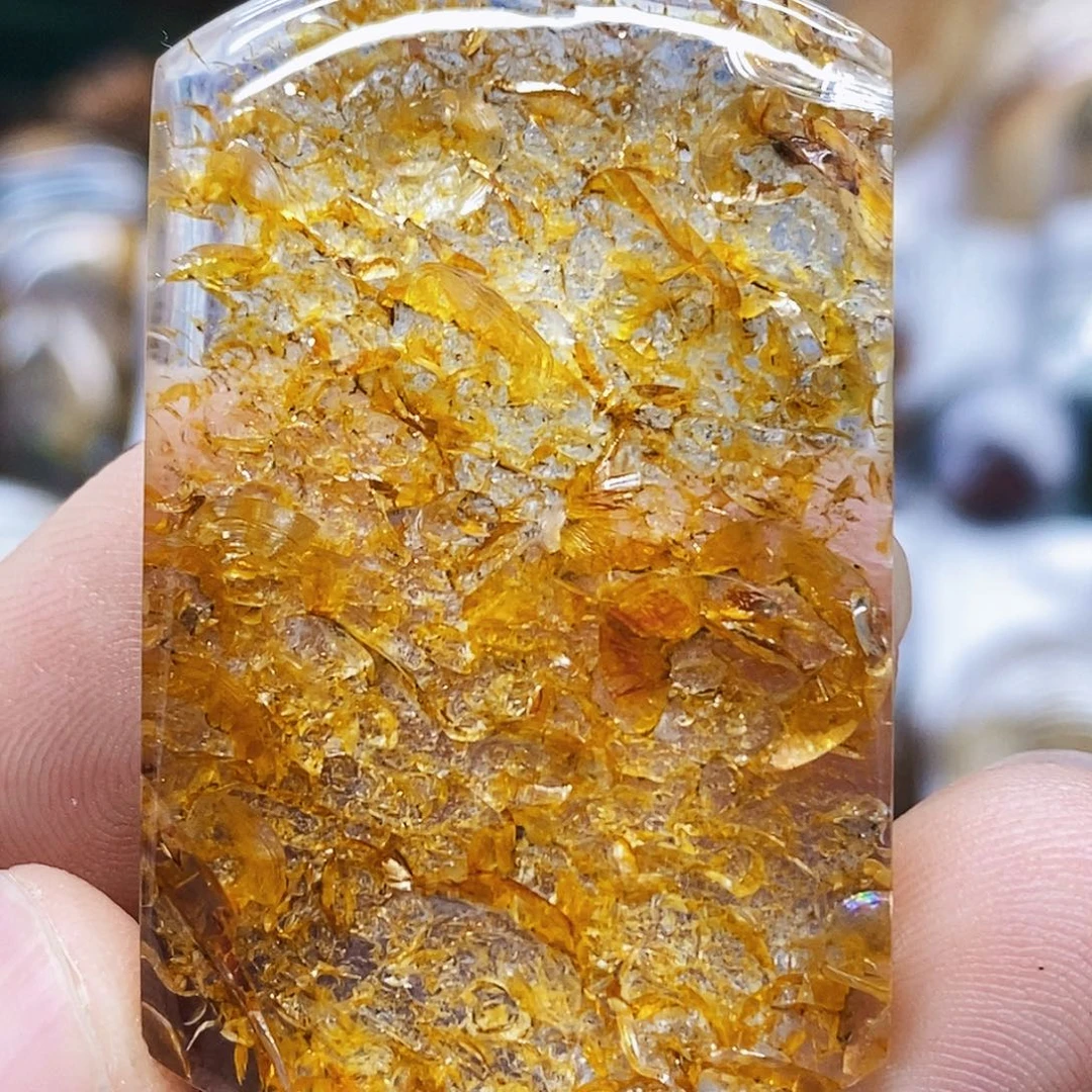 水晶吊坠未镶嵌牛*吊坠