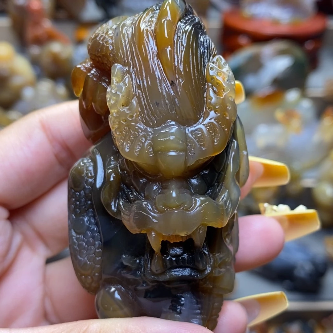 玛瑙/玉髓把件未镶嵌