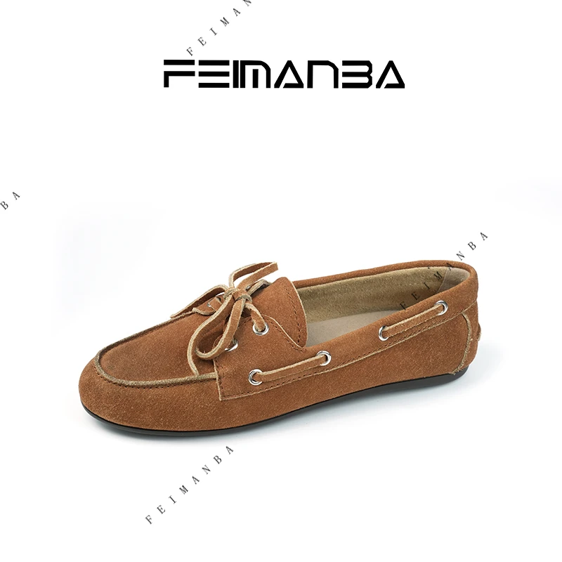 “特价”基石系列软底英伦风系带乐福皮鞋鞋女经典圆头平底单鞋