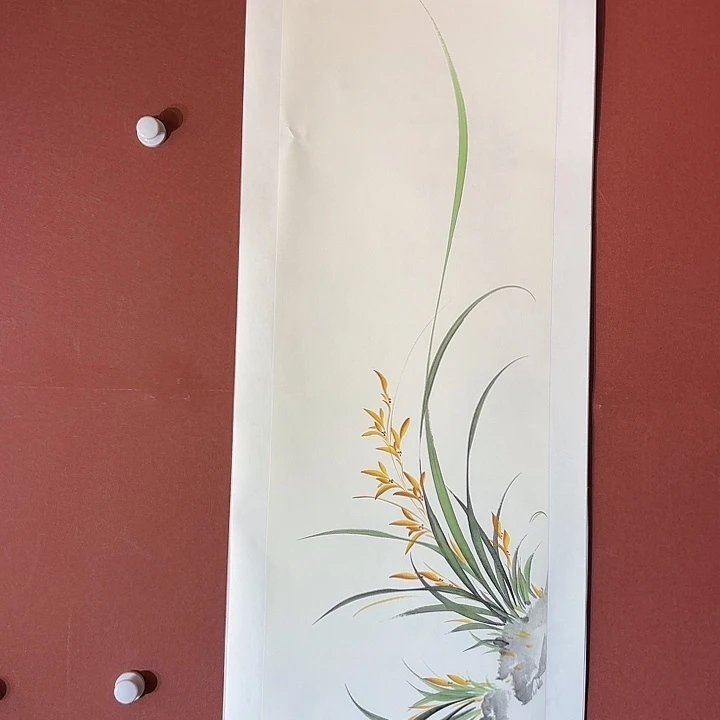 国画听兰老师花鸟