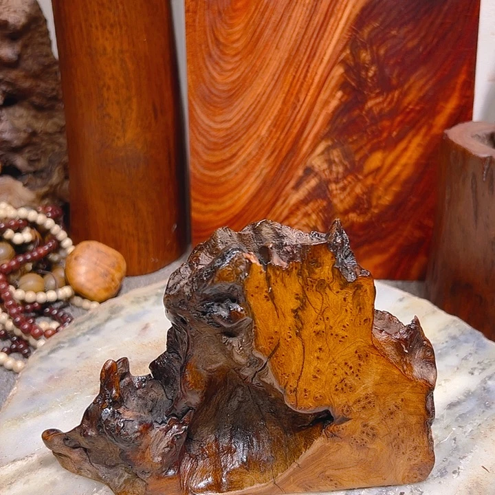 渔***鱼紫檀木类端景台檀香