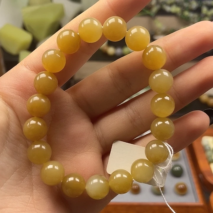 和田玉（糖玉）未镶嵌手链