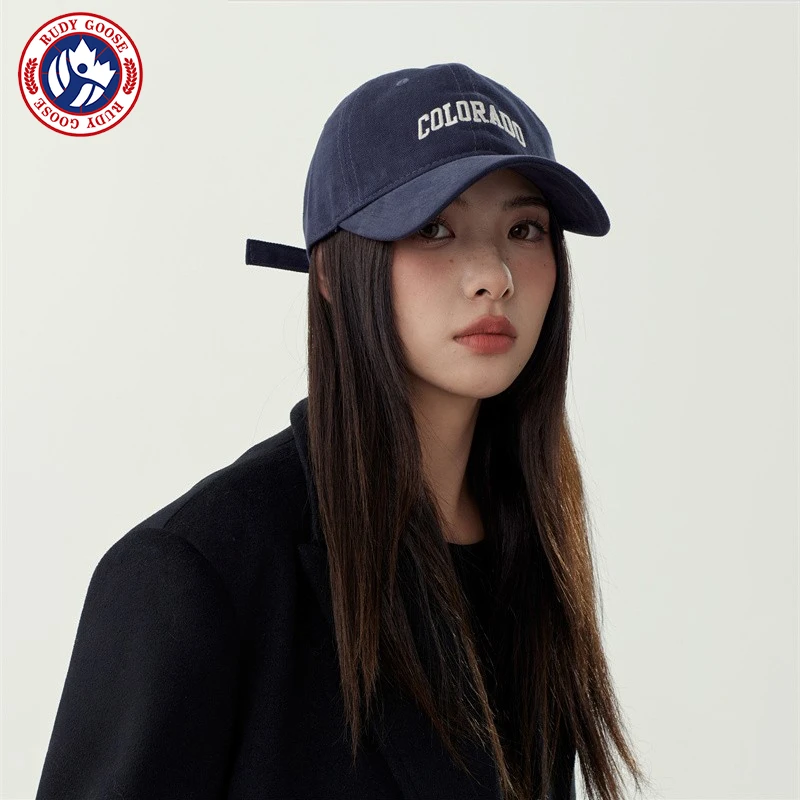 RUDY GOOSE2025新款夏天防晒帽鸭舌帽子女春秋显脸小街头棒球帽潮