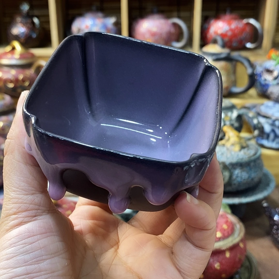 粗陶柴烧志野茶器