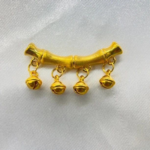 足金饰品/竹节铃铛弯管/1.19/1B5C1983/h