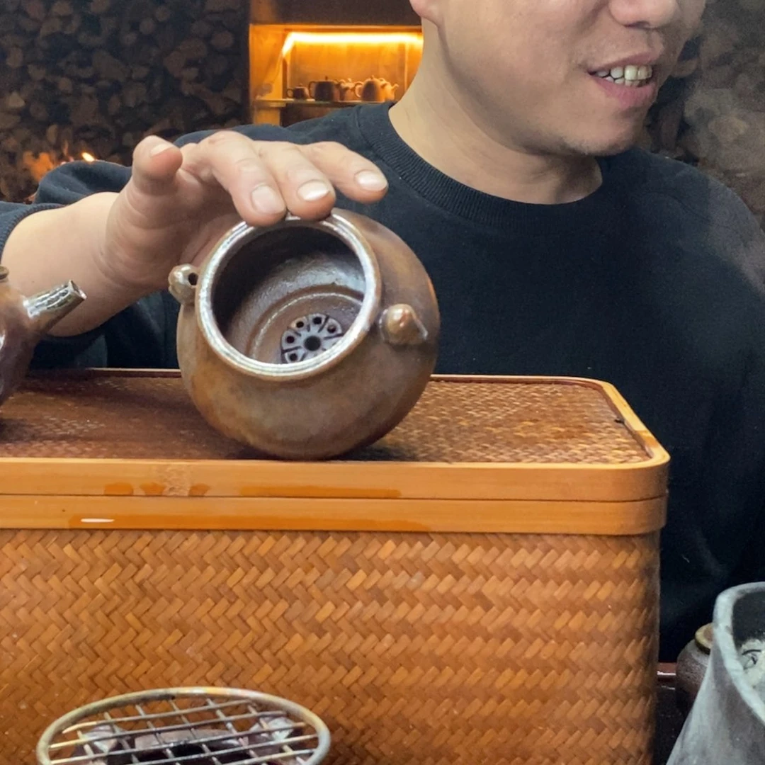 紫砂柴烧油灯灯芯