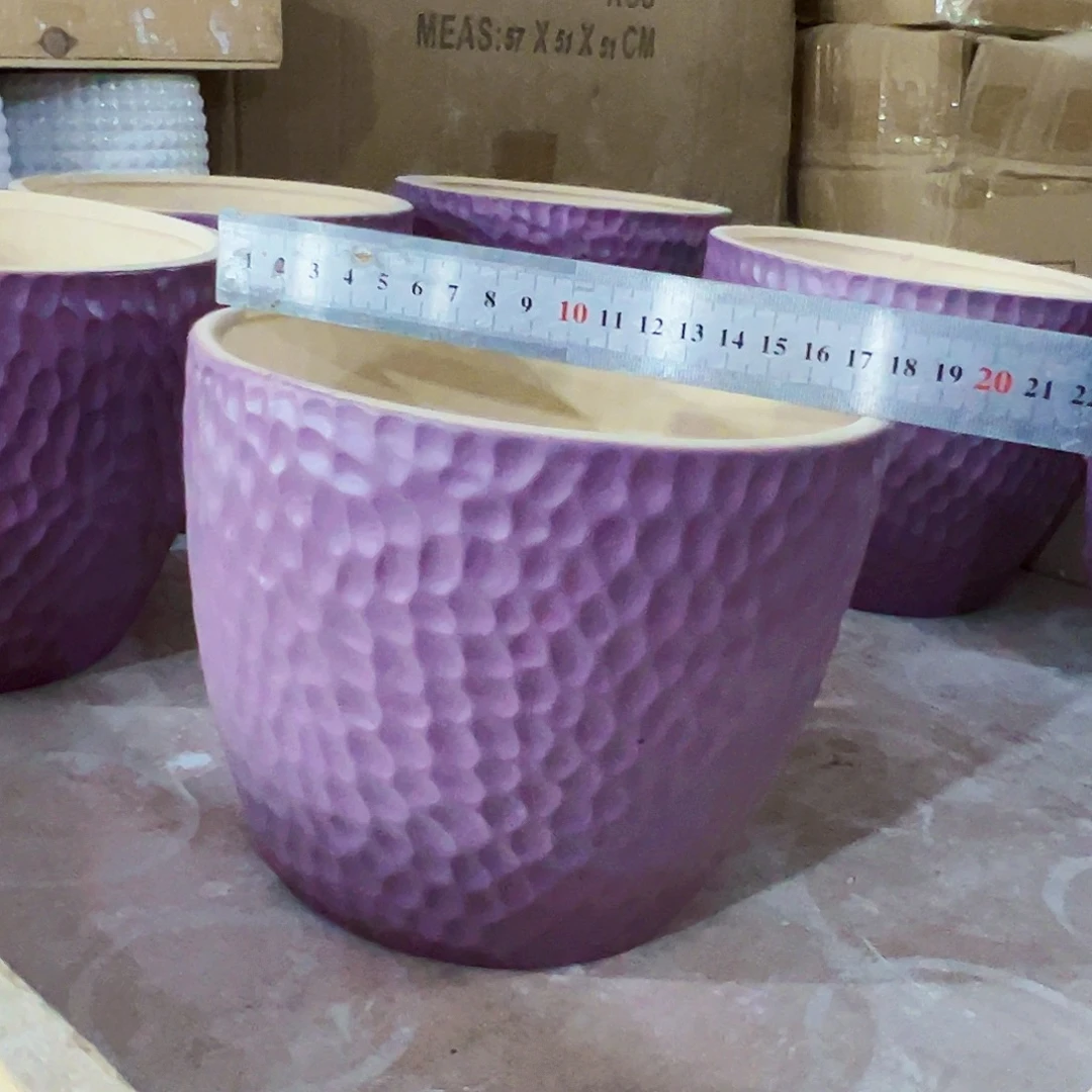 有孔外贸尾单陶瓷花盆凑单10米包邮