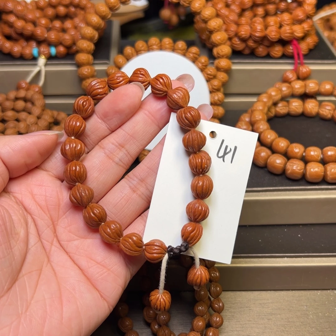 手串桃核野生桃八棱10左右精品无修