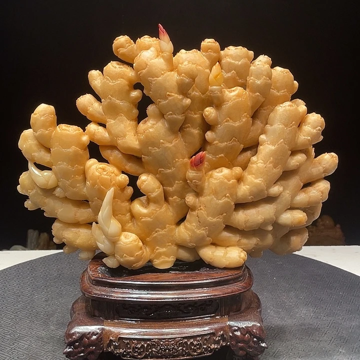 平***淡寿山石寿山石雕刻艺术品